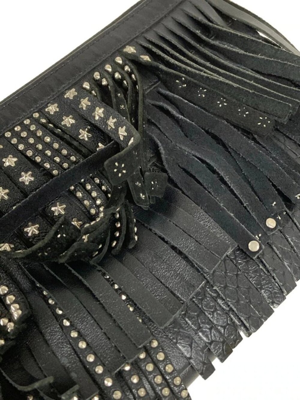 SAINT LAURENT PARIS 413183 Black Leather Shoulder Bag - Picture 12 of 15